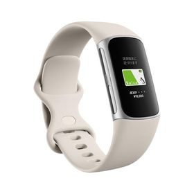 Google Fitbit Charge 6 活動量計 トラッカー Porcelain Silver 本体 トラッカー 心拍計 日本正規品 ギフト