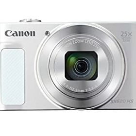 【中古】Canon キヤノン コンパクトデジタルカメラ PowerShot SX620HS ホワイト 光学25倍ズーム PSSX620HS(WH)