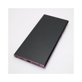 良品中古 Galaxy S22 Ultra SC-52C バーガンディ スマホ 白ロム 中古 あすつく 土日祝発送OK