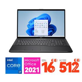 富士通 ノートパソコン 17.3 型 FMV LIFEBOOK FMVN90H1B [ブライトブラック] 第12世代 インテル Core i7 12700H メモリ:16GB SSD：512GB 展示品 Office2021