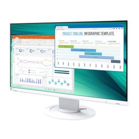 【代引不可】EIZO 液晶モニタ・液晶ディスプレイ FlexScan EV2460-WT [23.8インチ ホワイト]