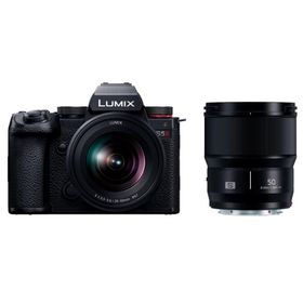 パナソニック デジタル一眼カメラ LUMIX DC-S5M2W ダブルレンズキット