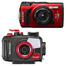 [ OM SYSTEM ] Tough TG-7 + PT-059 水中カメラセット