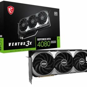 MSI GeForce RTX 4080 SUPER 16G VENTUS 3X OC/A PCIe4.0 約3スロット厚 3ファン搭載 グラフィックスカード VD8793