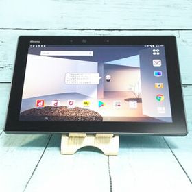 docomo arrows Tab F-02K Black ブラック 本体 白ロム SIMロック解除済み SIMフリー 706918