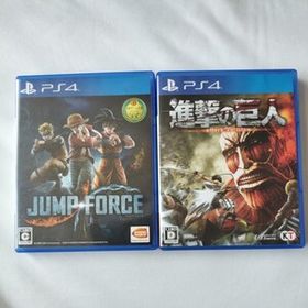 【PS4】 JUMP FORCE ジャンプフォース 進撃の巨人 2本セット 動作確認済 印刷物有り