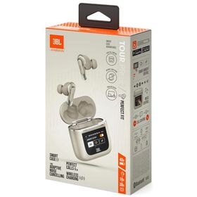 JBL TOUR PRO 2 シャンパンゴールド ワイヤレスイヤホン bluetooth ノイズキャンセリング ワイヤレス充電対応 スマートタッチディスプレイ搭載