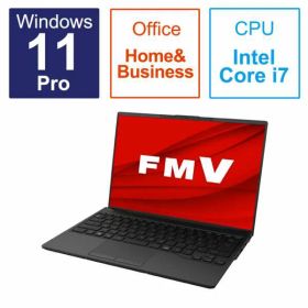ノートパソコン 富士通 FMV LIFEBOOK UH-X/H1 FMVUXH1B 14型 Core i7 1355U SSD容量512GB メモリ16GB Office 2021搭載 Windows 11 Pro Webカメラ 指紋認証 日本語キーボード 量販店展示品