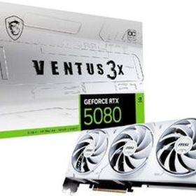 【新品】【即納】【代引き不可】 MSI GeForce RTX 5080 16G VENTUS 3X OC WHITE グラフィックスカード VD8978