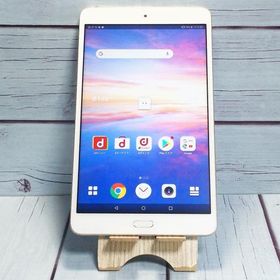 docomo dtab Compact d-02K ゴールド HUAWEI 本体 白ロム SIMロック解除済み SIMフリー C851206