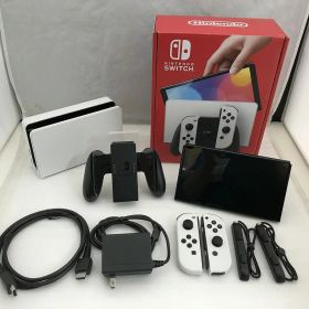 【全品ポイント10倍！要エントリー】ニンテンドウ 任天堂 Nintendo Switch 有機ELモデル Joy-Con(L)/(R) ホワイト HEG-S-KAAAA 【中古】