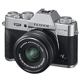 【中古】富士フイルム(FUJIFILM) ミラーレス一眼カメラ X-T30XCレンズキット シルバー X-T30LK-1545-S