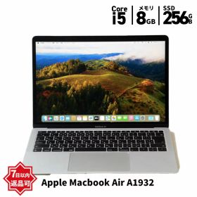 中古 Apple Macbook Air A1932 MRE82J/A Core i5 8210Y 1.60GHz 8GB SSD256GB Late 2018 Bluetooth カメラ 3ヶ月保証 wn8487 【中古】【消費税込】【送料・代引手数料無料】