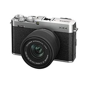 【中古】富士フイルム ミラーレスデジタルカメラ FUJIFILM X-E4 レンズキット シルバー (XC15-45) F X-E4LK-1545-S
