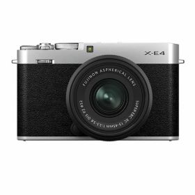 【中古】【1年保証】【美品】FUJIFILM X-E4 XC 15-45mm レンズキット シルバー