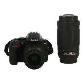 中古 デジタル一眼Nikon ニコンD5600 ダブルズーム 2052854コンディションランク【B】（商品 No.62-0）