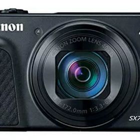 【中古】（新古品） Canon コンパクトデジタルカメラ PowerShot SX740 HS ブラック 光学40倍ズーム/4K動画/Wi-Fi対応 PSSX740HSBK