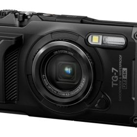 【ポイント10倍】 OMデジタルソリューションズ デジタルカメラ OM SYSTEM Tough TG-7 [ブラック] [画素数：1271万画素(総画素)/1200万画素(有効画素) 光学ズーム：4倍 撮影枚数：330枚 防水カメラ：○] 【P10倍】