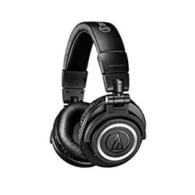【中古】audio-technica オーディオテクニカ ワイヤレス ヘッドホン ATH-M50xBT Bluetooth5.0 aptX・AAC対応 ブラック ATH-M50xBT
