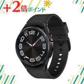 「+2倍ポイント・新品」SAMSUNG Galaxy Watch6 Classic SM-R950NZKAXJP 4986773231031