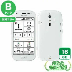 SIMフリー らくらくスマートフォン4 F-04J ホワイト16GB 本体[Bランク] Androidスマホ 中古 送料無料 当社6ヶ月保証