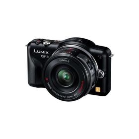 パナソニック ミラーレス一眼カメラ LUMIX GF3 電動ズームキット エスプリブラック DMC-GF3X-K