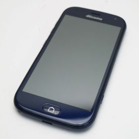 フジツウ(富士通)の新品同様 F-42A らくらくスマートフォン ネイビー M000(スマートフォン本体)