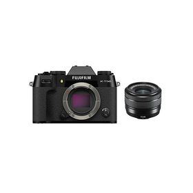 【当店オリジナル3年延長保証付】富士フイルム X-T50 JP XC15-45 キット ブラツク 日英2言語設定モデル