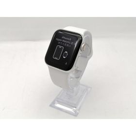 【中古】Apple Apple Watch Series4 40mm Cellular シルバーアルミニウム/ホワイトスポーツバンド MTVA2J/A【新宿2】保証期間１ヶ月【ランクB】