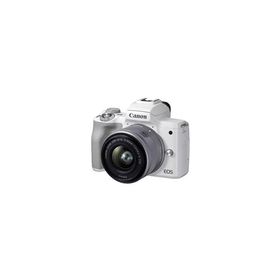 【アウトレット 展示品】★キヤノン / CANON EOS Kiss M2 ダブルズームキット [ホワイト]【送料無料】
