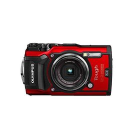 OLYMPUS デジタルカメラ Tough TG-5 レッド 1200万画素CMOS F2.0 15m 防水(中古品)