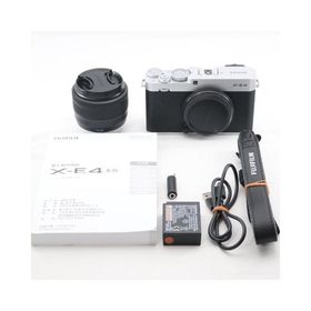 富士フイルム(FUJIFILM) ミラーレスデジタルカメラ FUJIFILM X-E4 レンズキット シルバー (XC15-45) F X-E4LK-1545-S