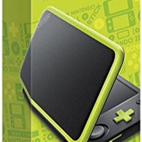 【中古】Newニンテンドー2DS LL 【ブラック×ライム】3DSのゲームが2Dで遊べる