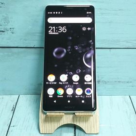 au Xperia XZ3 SOV39 ホワイトシルバー 本体 白ロム SIMロック解除済み SIMフリー 美品 678195