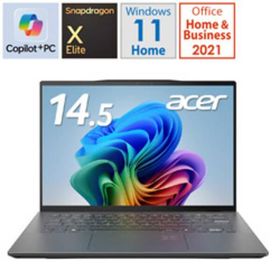 〔中古〕Acer(エイサー) Swift 14 AI SF14-11T-A96Z／F スチールグレイ〔258-ud〕
