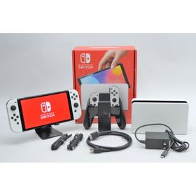 [中古]Nintendo Switch 有機ELモデル ホワイト HEG-S-KAAAA 外観ランクB