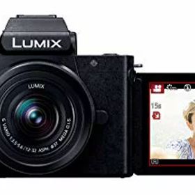 【中古】「非常に良い」パナソニック ミラーレス一眼カメラ ルミックス G100K 標準ズームレンズキット ブラック DC-G100K-K