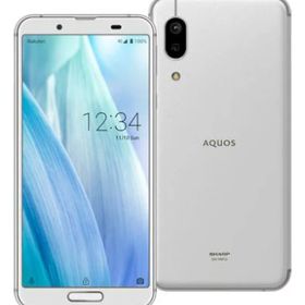 【中古】【安心保証】 AQUOS sense3 lite SH-RM12[64GB] 楽天モバイル シルバーホワイト