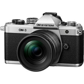 【送料無料】OLYMPUS OM-3 12-45mm F4.0 PROキット SLV ミラーレス一眼カメラ OM-3 12-45mm F4.0 PRO レンズキット シルバー【在庫目安:お取り寄せ】| カメラ ミラーレスデジタル一眼レフカメラ 一眼レフ カメラ デジタル一眼カメラ