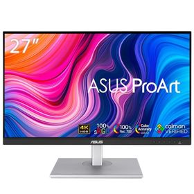 ASUS クリエイター液晶ディスプレイ(27型/IPS/4K UHD 3840x2160/60Hz/5ms/HDR10/HDMI/DP)(シルバー) ProArt PA279CV-R 返品種別A