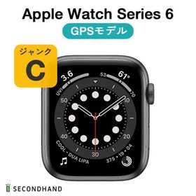 【ジャンク品】【中古】Apple Watch Series 6 44mm アルミケース GPS ジャンクC スペースグレイ アルミニウム/バンドなし 交換・返品不可 使用不可【本体のみ】