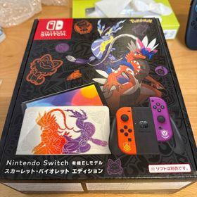 ニンテンドースイッチ(Nintendo Switch)のNintendo Switch 有機EL スカーレット・バイオレットエディション(家庭用ゲーム機本体)