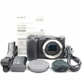 ソニー(SONY)の■新品同様■ SONY VLOGCAM ZV-E10 II ミラーレス一眼カメラ(ミラーレス一眼)