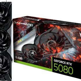 【新品】【即納】 【代引き不可】 GAINWARD GeForce RTX5080 PHOENIX 16GB GDDR7 256bit 3-DP HDMI グラフィックスカード NE75080019T2-GB2031X パソコン 周辺機器 PCパーツ グラフィックボード グラボ