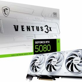 【新品】【即納】 【代引き不可】 MSI GeForce RTX 5080 16G VENTUS 3X OC WHITE グラフィックスカード VD8978 周辺機器 PCパーツ グラフィックボード