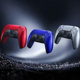 【純正品】 DualSense ワイヤレスコントローラー コバルト ブルー CFI-ZCT1J09 ヴォルカニック レッド CFI-ZCT1J07 スターリング シルバー​ CFI-ZCT1J08 プレステ ゲーム ジョイスティック プレイステーション5 PS5 メタリック PS5コントローラー コードレス sony ソニー