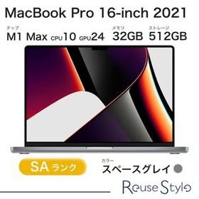 MacBook Pro 16-inch 2021 ランク：SA(新品未開封) カラー：スペースグレイ ストレージ：512GB メモリ：32GB US配列キーボード