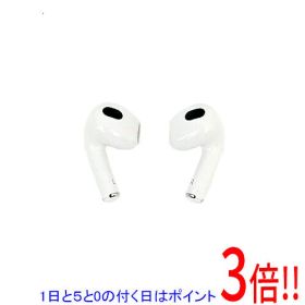 【1日と5.0のつく日、18日はポイント3倍！】【中古】APPLE ワイヤレスヘッドホン AirPods 第3世代 MME73J/A 元箱あり