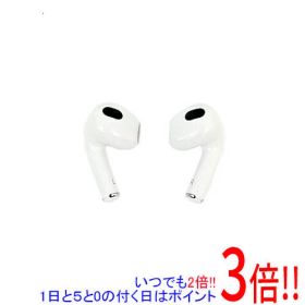 【1日と5.0のつく日、18日はポイント3倍！】【中古】APPLE ワイヤレスヘッドホン AirPods 第3世代 MME73J/A 元箱あり