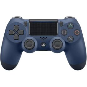 【PS4】純正 ワイヤレスコントローラー (DUALSHOCK 4) ミッドナイト・ブルー
